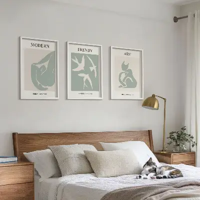 Matisse absztrakt figurák falikép szett dekoratív falikép készlet