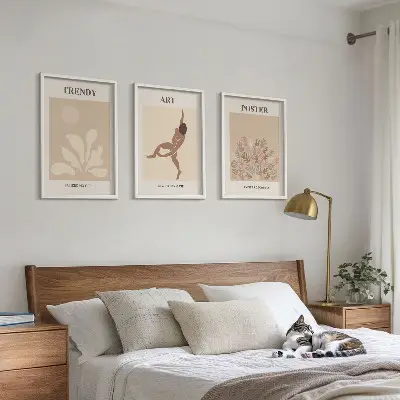 Matisse absztrakt formák fali dekoráció kép készlet