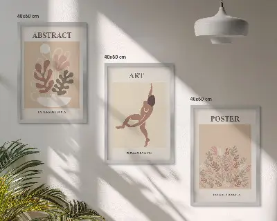 Keretezett képszett hálószobába Matisse stílusú kompozíciók