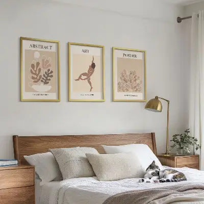 Keretezett képszett hálószobába Matisse stílusú kompozíciók