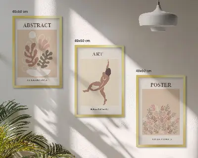Keretezett képszett hálószobába Matisse stílusú kompozíciók