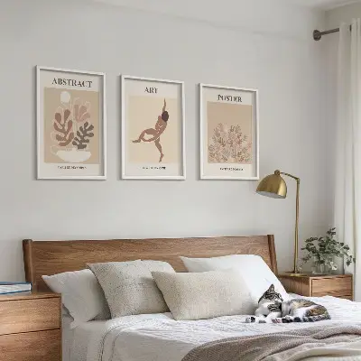 Keretezett képszett hálószobába Matisse stílusú kompozíciók