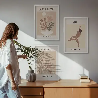 Keretezett képszett hálószobába Matisse stílusú kompozíciók
