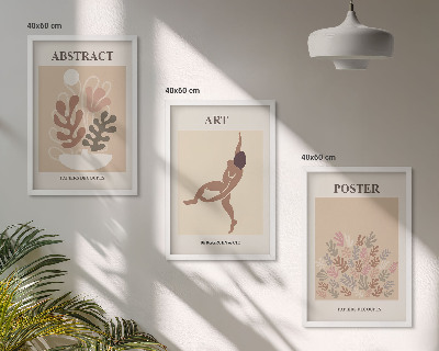 Keretezett kép szett hálószobába Matisse stílusos kompozíciói