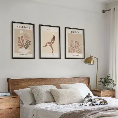 Keretezett képszett hálószobába Matisse stílusú kompozíciók