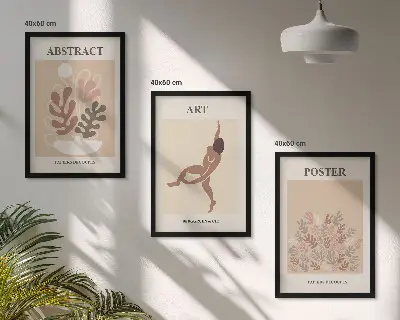 Keretezett képszett hálószobába Matisse stílusú kompozíciók