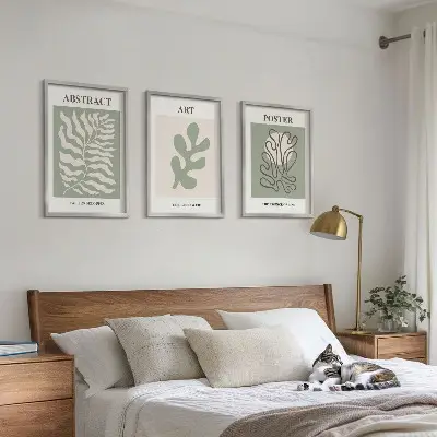 Matisse növénymintás plakát szett fali dekoráció kép készlet