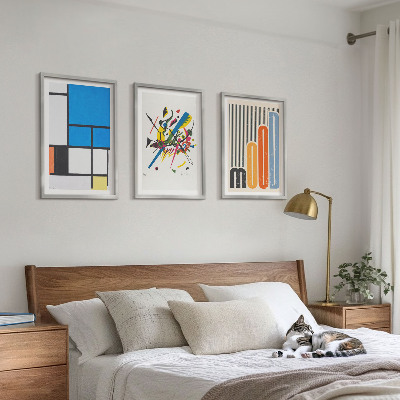 Fali dekoráció kép készlet Absztrakt modern geometrikus minták