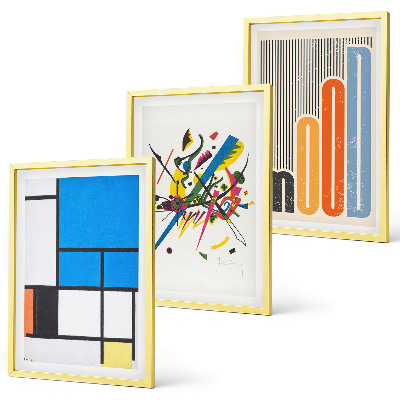 Fali dekoráció kép készlet Absztrakt modern geometrikus minták