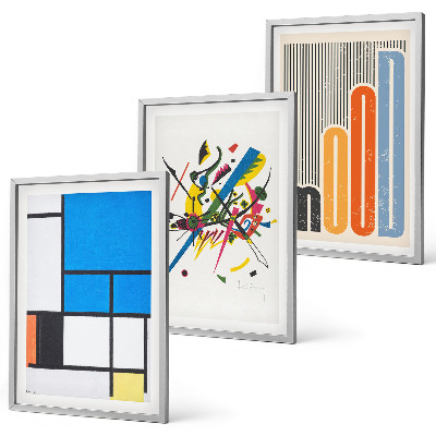 Fali dekoráció kép készlet Absztrakt modern geometrikus minták