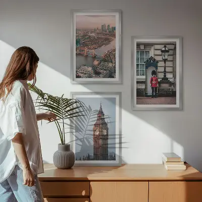 Londoni híd és Big Ben fali képkészlet dekoratív falikép szett