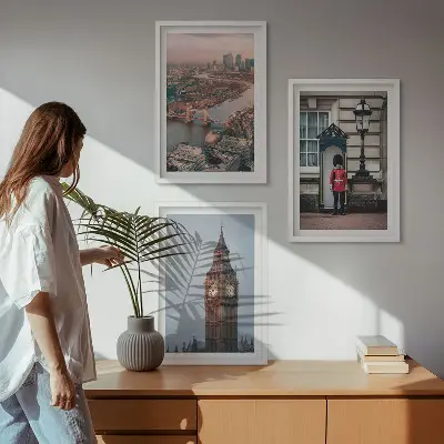 Londoni híd és Big Ben fali képkészlet dekoratív falikép szett