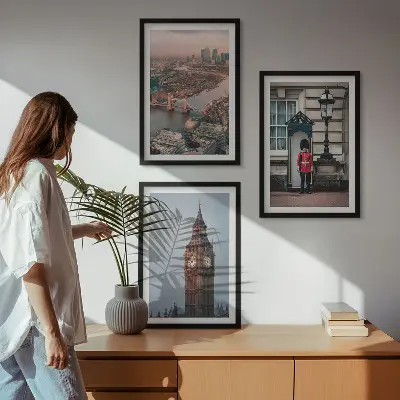 Londoni híd és Big Ben fali képkészlet dekoratív falikép szett