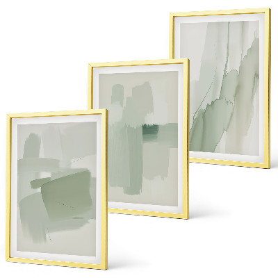 Fali dekoráció kép készlet Absztrakt akvarell minták
