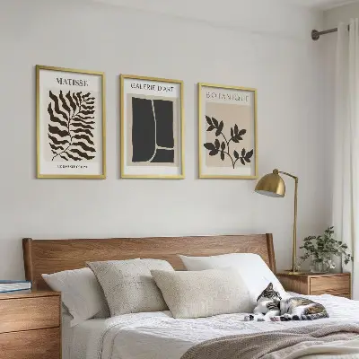 Minimalista növényi poszterkészlet fali dekoráció képekhez