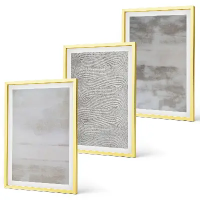 Keretezett képszett hálószobába modern minimalista textúrákkal