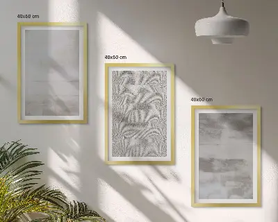 Keretezett képszett hálószobába modern minimalista textúrákkal
