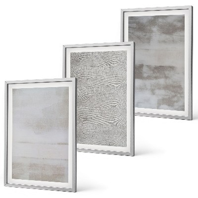 Keretezett kép szett hálószobába Modern minimalista textúrák