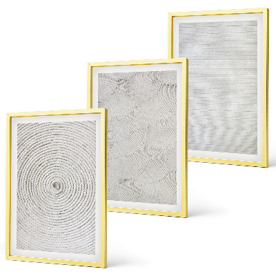 Fali dekoráció kép készlet Geometrikus kartonminták