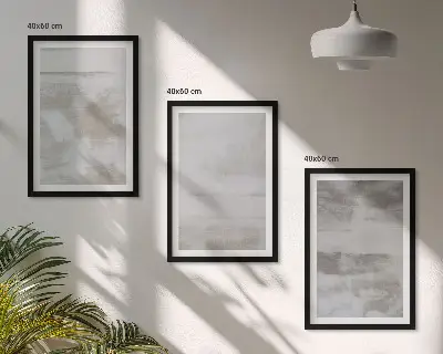 Képes fali dekorációs szett modern kopott textúrákkal