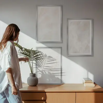 Fali dekorációs képszett az elegáns márvány mintázatával