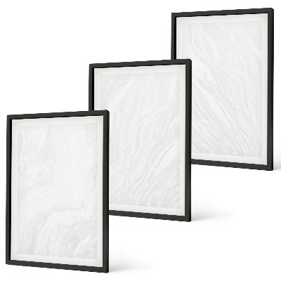 Keretezett kép szett hálószobába Elegáns márvány szerkezet