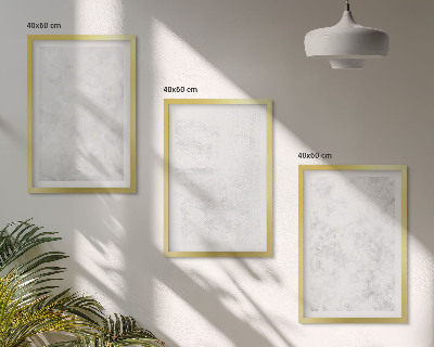 Keretezett kép szett hálószobába Fehér foltok minimalista háttér