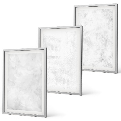 Keretezett kép szett hálószobába Fehér foltok minimalista háttér