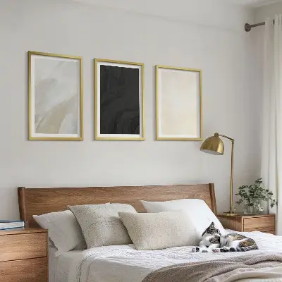 Képkészlet fali dekoráció minimalista árnyalatú szerkezetek