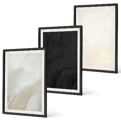 Képkészlet fali dekoráció minimalista árnyalatú szerkezetek