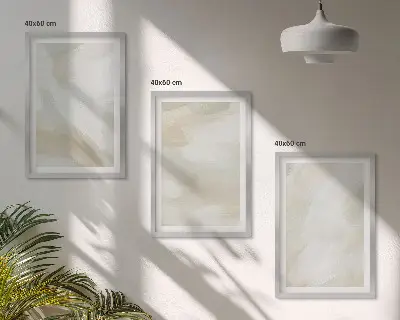 Fali dekorációs képszett festék textúrás minimalista stílusban