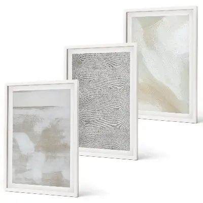 Absztrakt modern fali dekoráció kép készlet modern design stílusban