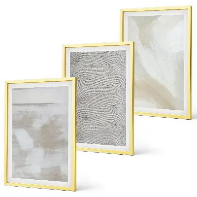 Absztrakt modern fali dekoráció kép készlet modern design stílusban
