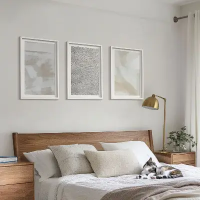 Absztrakt modern fali dekoráció kép készlet modern design stílusban