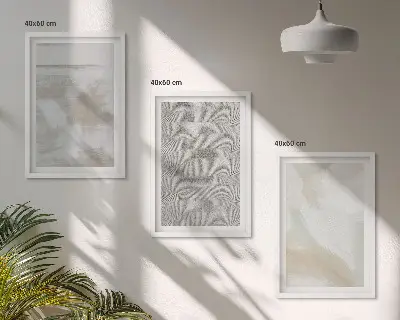 Absztrakt modern fali dekoráció kép készlet modern design stílusban