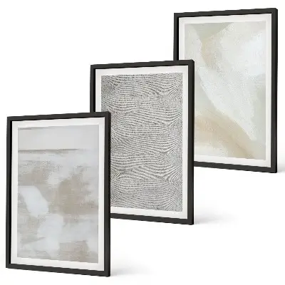 Absztrakt modern fali dekoráció kép készlet modern design stílusban