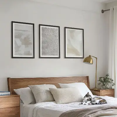Absztrakt modern fali dekoráció kép készlet modern design stílusban