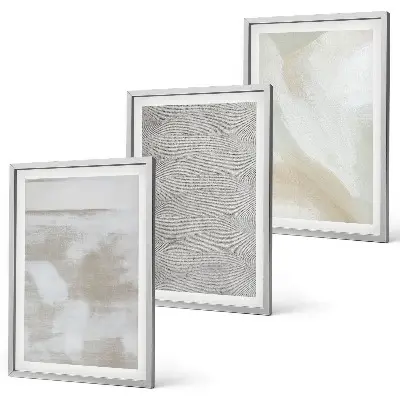 Absztrakt modern fali dekoráció kép készlet modern design stílusban