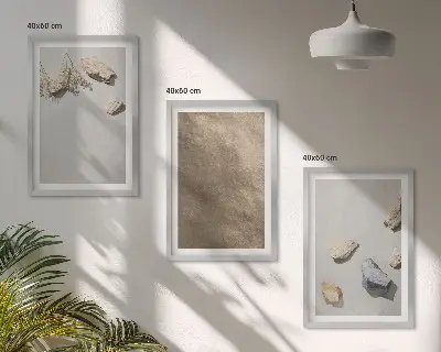 Stones beach természetes képződmények falikép szett keretezett kép szett hálószobába
