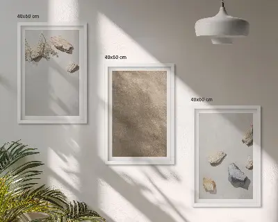 Stones beach természetes képződmények falikép szett keretezett kép szett hálószobába