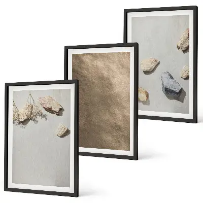 Stones beach természetes képződmények falikép szett keretezett kép szett hálószobába