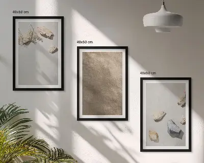 Stones beach természetes képződmények falikép szett keretezett kép szett hálószobába