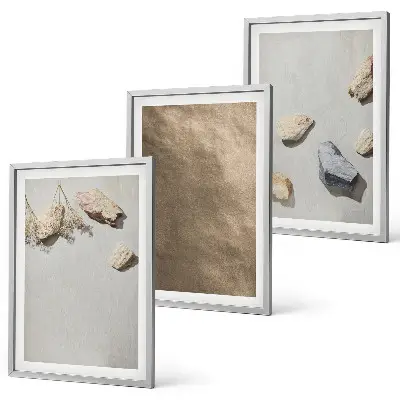 Stones beach természetes képződmények falikép szett keretezett kép szett hálószobába
