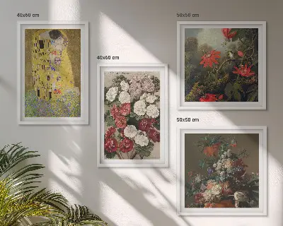A fa virágai Klimt festmény dekorációs kép készlet nappaliba