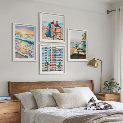 Keretezett poliptichon Miami naplemente kilátás