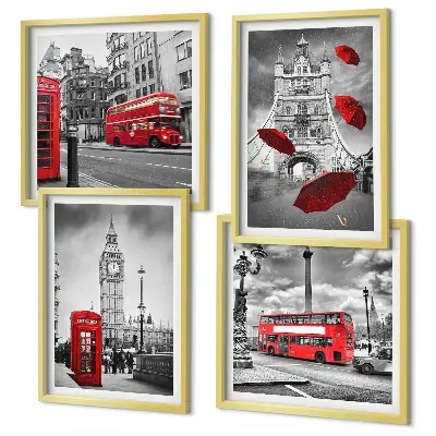 Keretezett poliptichon ginkgo levelek világos háttérrel