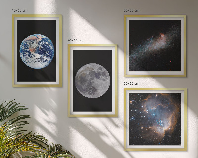 Keretezett poliptichon Galaxis Űr Hold