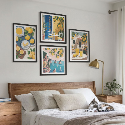 Keretezett poliptichon Terasz Nap Limonádé