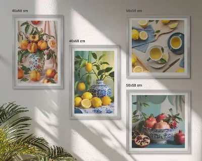 Matisse stílusos alakjai dekorációs képszett nappaliba