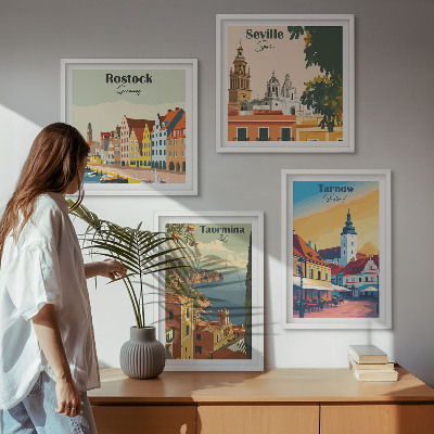 Keretezett poliptichon Tengerparti városok építészete